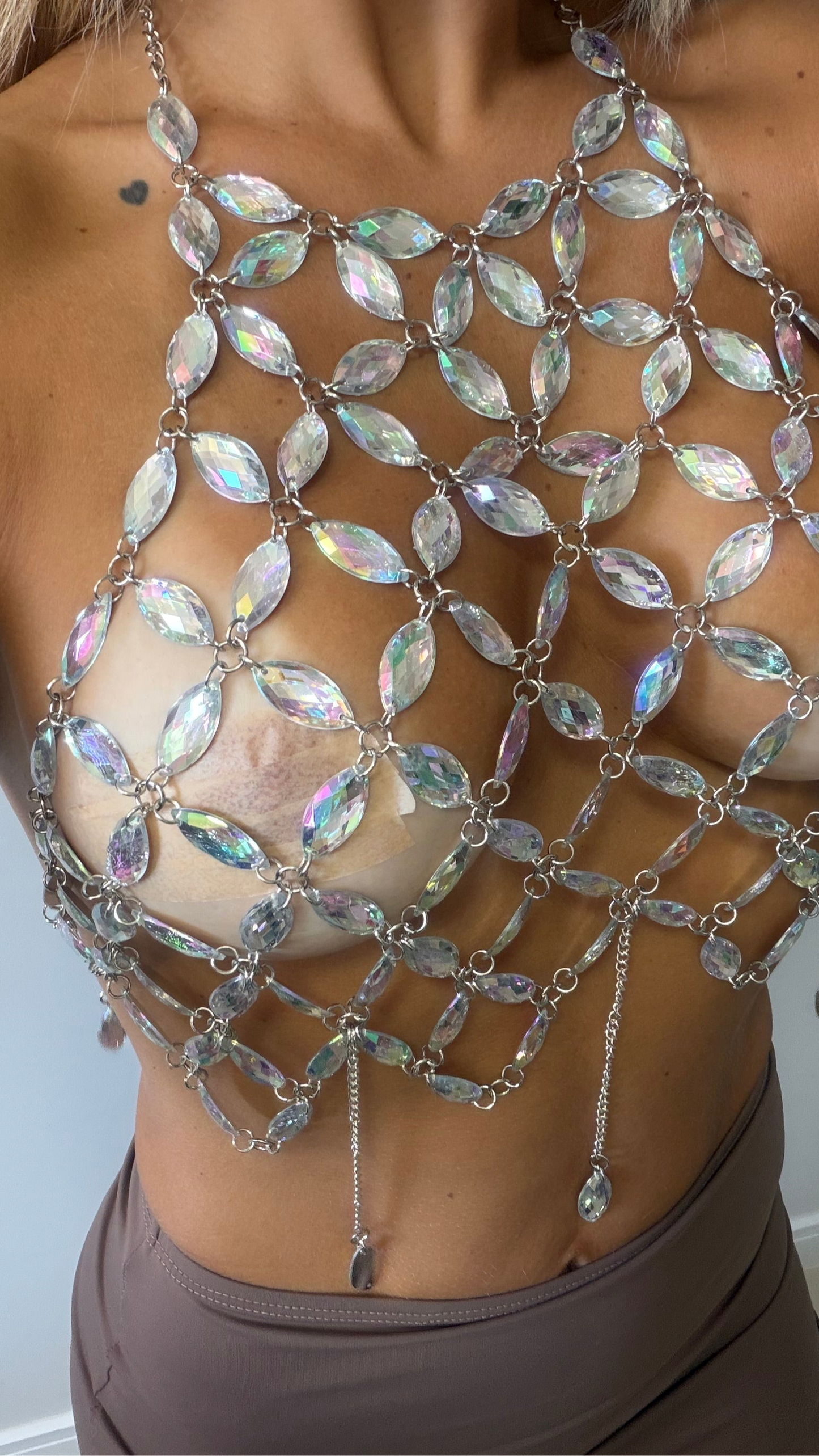 Top Frente Única Strass – Carnaval