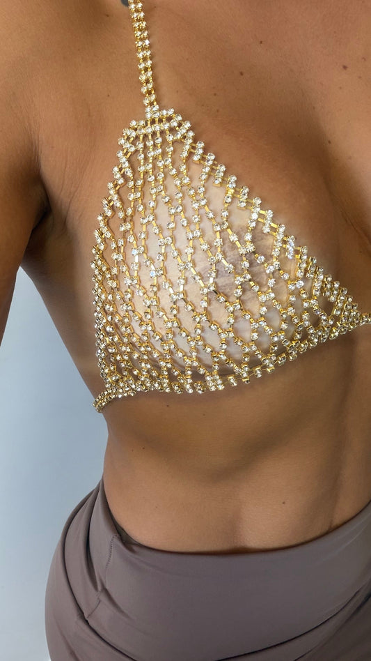 Top Cortininha Strass – Carnaval